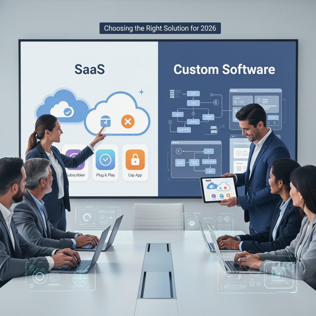 Choosing Between Custom Software and SaaS in 2026